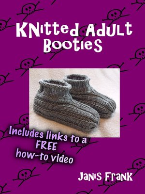 cover image of Knitted Adult Booties